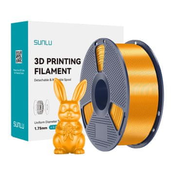 SUNLU  PLA+ Silk Filament (medenina) za eleganten 3D tisk