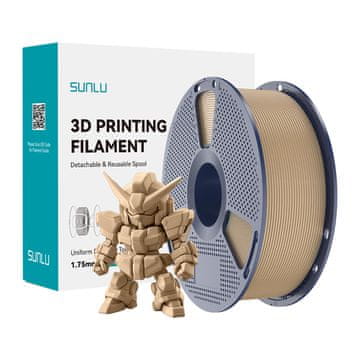 SUNLU SUNLU PLA+ filament 2.0, 1,75 mm, 1 kg (hrast)