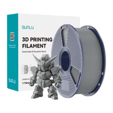 SUNLU  PLA+ 2.0 FilamentSiv - Vzdržljiv in Natančen