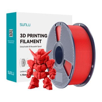 SUNLU  PLA+ 2.0 Filament (Rdeč)