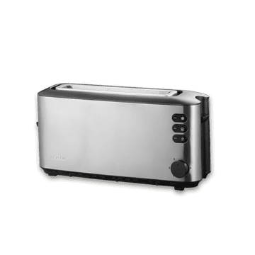 Severin AT2515 toaster z dolgim režo (long slot), 1000 W, inox/črn