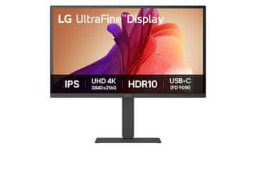 LG 27U730A-B UltraFine monitor, 68.58 (27"), IPS, 4K, 60Hz (27U730A-B.AEU)