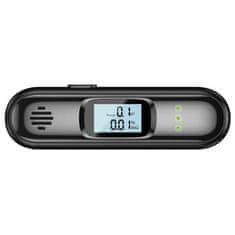 CellularLine digitalni alkotester, LCD zaslon, USB-C polnjenje, črni (ALCOLTESTK)