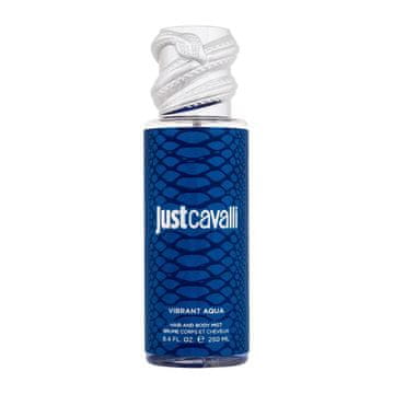 Roberto Cavalli Just Cavalli Vibrant Aqua meglica za lase in telo za ženske