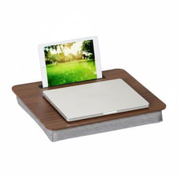 Northix Pladenj za prenosni računalnik 17" blazina držalo za telefon