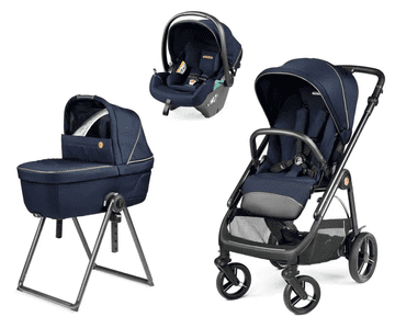 Peg Perego Veloce voziček 3v1 Belvedere Lounge Blue Shine