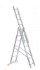 tridelna lestev, aluminijasta, 3x7 (077098)