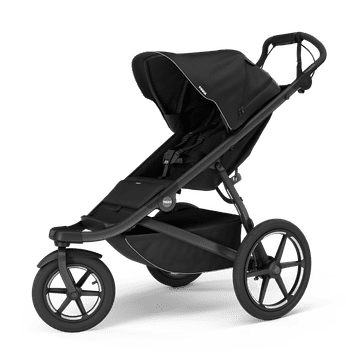 Thule Urban Glide 3 otroški voziček, magnetna zaponka, črn