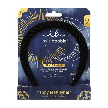 Invisibobble Trak za lase Hairhalo Eclipse Midnight Ring 1 kos