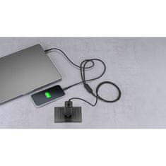 CellularLine TWIN Charge USB polnilni kabel, USB-C v USB-C, 140 W, 1,5 m, črni (USBDATATWINC2C15MK)