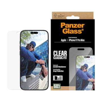 PanzerGlass Classic Fit zaščitno steklo za Iphone 17 Pro Max (PG24188)