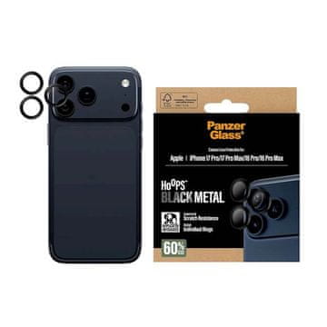PanzerGlass Hoops zaščitno steklo za kamero iPhone 17 Pro/17 Pro Max/16 Pro/16 Pro Max (PG43455)