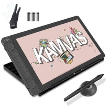 Huion Kamvas 13 (GEN 3) grafični zaslon s pisalom in stojalom