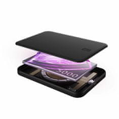 CellularLine MAG Airy prenosna baterija, 5000 mAh, 15 W, črna (PB5000SSQI25WK)