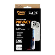 PanzerGlass Care Privacy 3v1 komplet za iPhone 17 Pro Max