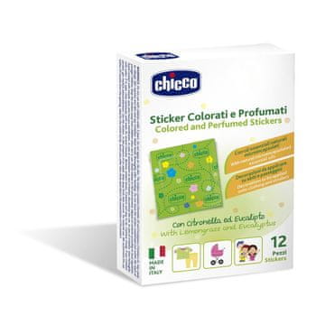 Chicco Barvite parfumirane nalepke proti žuželkam 12 kosov