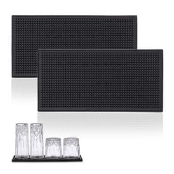 Northix Set 2 barski podlogi 30x15 cm PVC nedrseča površina