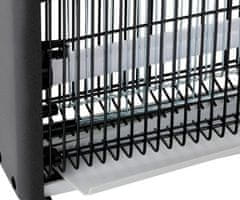Grundig žarnica proti mrčesu, LED, 4W, 120cm kabel, črno-srebrna