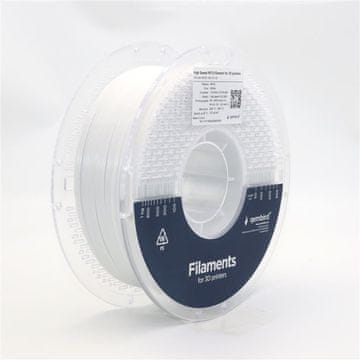 Gembird High Speed PETG 3D filament bel, 1,75 mm, 1 kg (3DP-PETG1.75HY-01-W)