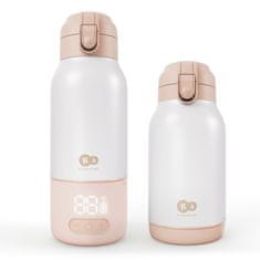 Kinderkraft Gaja 2v1 grelnik in termovka, 500 ml, bež