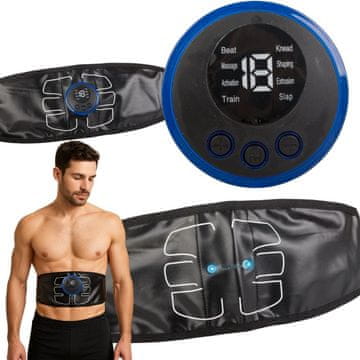 Verkgroup EMS aku. fitnes vibracijski masažni vadbeni pas za hujšanje USB