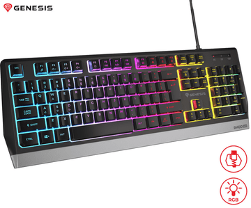Genesis Rhod 300 RGB gaming tipkovnica, membranska, Anti-Ghosting, US
