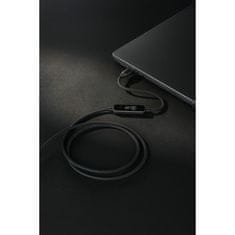 CellularLine USB kabel, TFT zaslon, USB-C, 240 W, 1,2 m, črni (USBDATATFTC2C12K)