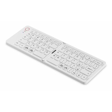 CellularLine KBOARDY zložljiva tipkovnica, Bluetooth, QWERTY, bela (BTKEYBOARDYW)