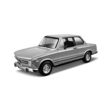 BBurago - Cars HOBBY, BMW 2002tii (1972), srebrna, 1:32