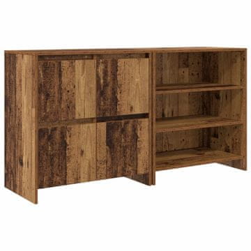 Vidaxl Strani šal 2 szt. Star les 70 x 41 x 75 cm Konstruiran les