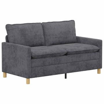 Vidaxl Kavč Temno siva 156 x 81 x 87,5 cm Poliester