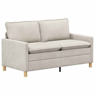 Vidaxl Kavč Krem 156 x 81 x 87,5 cm Poliester