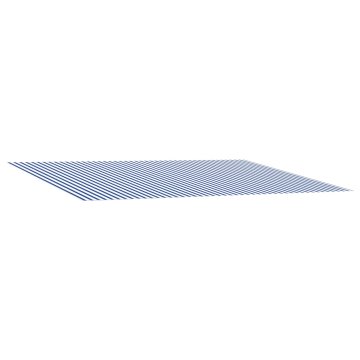Vidaxl Nadomestno platno tende Modra in bela 450 × 300 cm