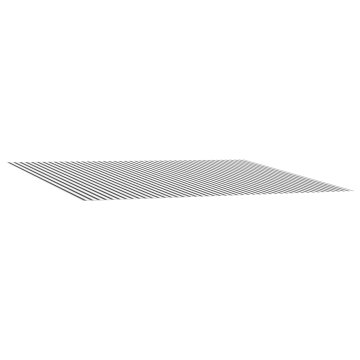 Vidaxl Nadomestno platno tende Antracitna in bela 400 × 350 cm