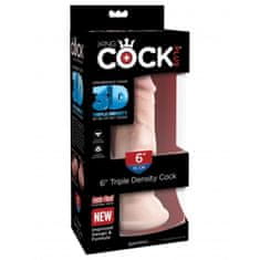 King Cock Dildo King Cock Plus 3D 6, 15 cm