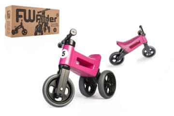 Funny Wheels Rider Sport Pink 2v1, višina sedeža 28/30cm 25kg 18m+