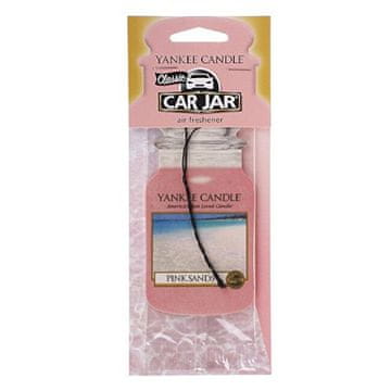 Yankee Candle Pink Sands dišava za avto papirnata etiketa