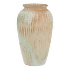 Autronic Keramična vaza Ceramic vase - amphora shape, 30 cm, beige-green (VZ9215-S)