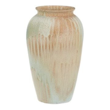 Autronic Keramična vaza Ceramic vase - amphora shape, 30 cm, beige-green (VZ9215-S)
