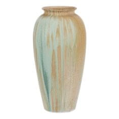 Autronic Keramična vaza Ceramic vase - amphora shape, 35 cm, beige-green (VZ9215-M)