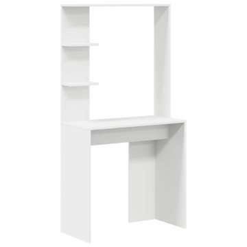 Vidaxl Miza Bela 78,5 x 37 x 154,5 cm Inženirski les
