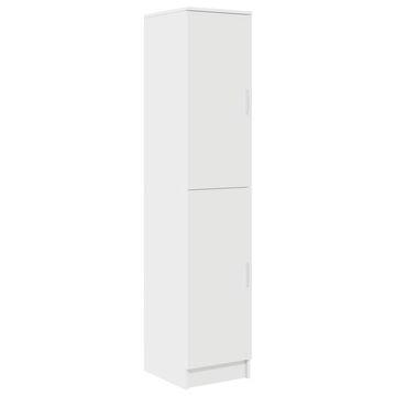 Vidaxl Visok predalnik Bela 35 x 39 x 168 cm
