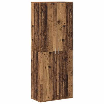 Vidaxl Visok predalnik 70 x 33.5 x 180 cm Inženirski les Star les