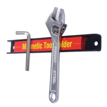 Northix Magnetni trak za orodje jeklo 3 kosi 21 31 46 cm