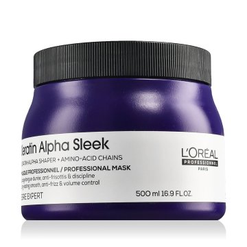 L’Oréal Keratin Alpha Sleek Professional Mask maska za lase za neukrotljive lase