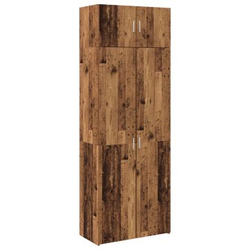 Vidaxl Omarica za shranjevanje 3 pcs Star les