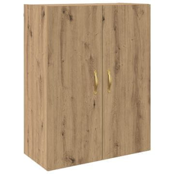 Vidaxl Omarica na steni Umetni hrast 69,5 x 34 x 90 cm Konstruiran les