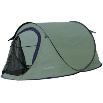 ProGarden Šotor KO-X92000450 za 2 osebi, raztegljiv, zelen