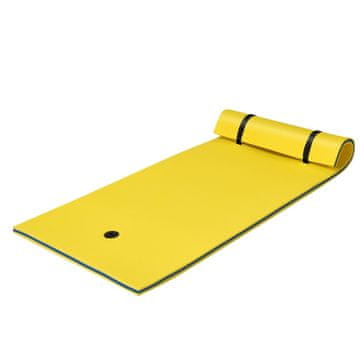 Northix Plavajoča vodna podloga 220x90x4 cm XPE pena nosilnost 100 kg
