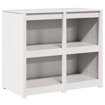 Vidaxl Kuhinjski element s polico MEPPEL Toplo bela 106 x 55 x 92 cm